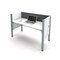 Bestar Bestar Pro-Biz 63W Single Office Cubicle with Gray Tack Board and Low Privacy Panels in white 100871CG-17 - alternate 4